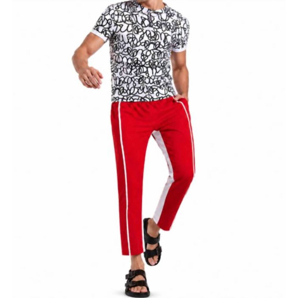 NEW THE ATHLETIC SIDE OF US graffiti print shirt & pant set – organic cotton str